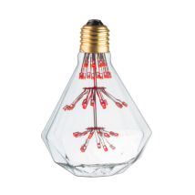 Ampoule Lampe E27 Led Déco Diamant Rouge