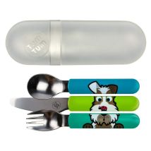 Couverts Enfants De Voyage, Couverts Bébé Sans Bpa - Scruff Le Chien