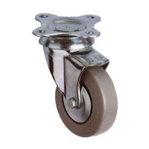 Roulette Pivotante Unic 32 Mm Polypropylène Chromée 4 Trous Rhombus