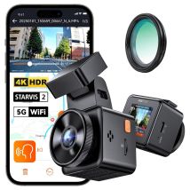 VANTRUE E1 Pro 4K Mini Dash Cam Avant, STARVIS 2 Plate Pix HDR Vision Nocturne Caméra Auto