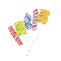 Sucettes Twisty Pop - 6 Sucettes - Fizzy