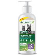Shampooing Antiparasitaire Actiplant 2 En 1 Anti Odeurs Chien Et Chat 250 M
