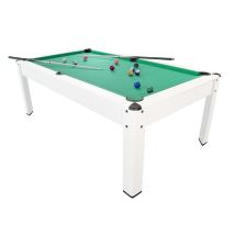 Billard Américain Harmony Blanc 206.5 X 116.5 X 80 Cm