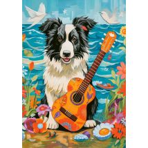 Castorland Puzzle Colley, Guitare Et La Mer - 500 Pièces Puzzle