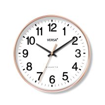 Horloge Murale Versa Blanc Plastique 4,3 X 30 X 30 Cm