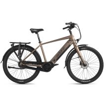 Vélo De Ville Electrique Adore 27,5" Aluminium Citybike Cx-290 Moteur Central 60nm / 15ah Bronze Mat