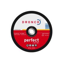Disque D'ébarbage Dronco A30t Acier Rouge-blanc-noir 230x6x22,23 Mm