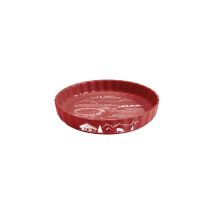 Plat Tarte Table Et Cook Grès Rouge 28 Cm Ronde