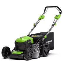 Tondeuse À Gazon Batterie Tondeuse À Gazon Poussée Greenworks Oui Gd40lm46sp