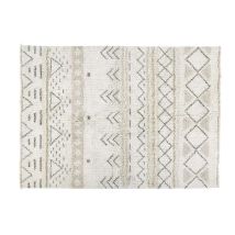 Tapis Bohème Beige À Motifs - 140 X 200 Cm