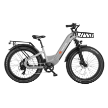 Vélo Électrique Freedare Eden, 48 V 20 Ah, Rose Pour Femme, Gris