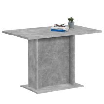 Table À Manger 110 Cm Gris Béton Fmd
