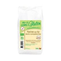 Farine De Riz Demi-complète Bio