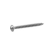 Vis Pour Bois Aggloméré Inox A2 Argent 4,5x50 Mm 1600 Pièces Acton