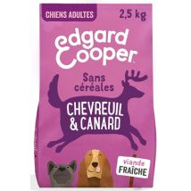 Edgard & Cooper Chien Adulte Croquettes Au Chevreuil Et Canard Frais - 2,5 Kg