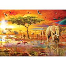 Art Puzzle Puzzle Africa Safari - 3000 Pièces Animaux