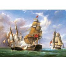 Castorland Puzzle Casse-tête Vessels Bataille De Trafalgar - 3000 Pièces