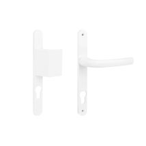 Ensemble Sur Plaques + Béquille Carré 8mm Entraxe 92mm Blanc Sofi 5112210003