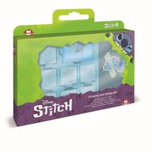 Coffret De Tampons - Multiprint - 7134 - Stitch - 7 Tampons Bois Et Latex, Feutres Giotto, Album Coloriage