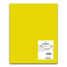 Papiers Carton Iris Jaune 50 X 65 Cm (25 Unités)