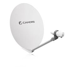 Cahors 140863 Parabole En Fibre Diamètre 55 Mm Argent