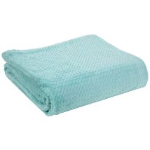Plaid 130x160 Cm Polyester Aqua