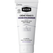 Crème Neutre Multi-usage Visage Tous Types De Peaux Sensibles Acide Hyaluronique Hydratant Repulpant Sans Parfum Certifié Bio Waam