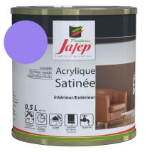 Peinture Acrylique Satinée Lavande Jafep 0,5l 0,5 L