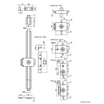 Mécanisme Multipoints Vakmobil Kléops A2p* Horizontale Tirage Gauche Or Héraclès Vk0311h0020