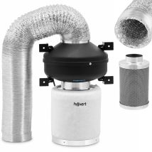 Kit De Ventilation, Ventilateur, Filtre À Charbon, Tuyau De Ventilation, Diamètre 125 Mm, 10 M