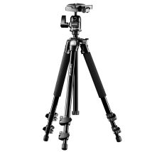 Mantona Trépied Scout Max - Hauteur Max 160 Cm, Rotule, Colonne Réversible, Pour Voyages, Compact