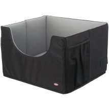 Trixie 13177 Couverture Pour Chiens Pour Coffres Et Sièges Housses De Siège De Voiture Polyester Noir, Gris