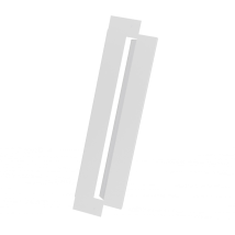 Lot De 2 Joues Latérales En Alu Blanc Taille M - Decoclim - Decoclim-23am9010-jlat