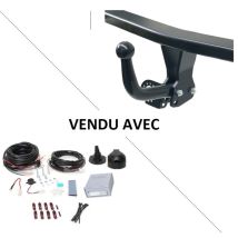 Attelage Toyota Aygo (06/14-) Col De Cygne Uniquement Pour Porte-vélos + Faisceau Univ. 7 Broches + Boitier Élec.