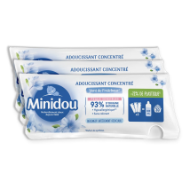 Minidou - Adoucissant Concentré Vent De Fraîcheur Minidou - Le Lot De 3 Berlingot De 200ml