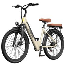 Vélo Électrique De Ville Aairsk S600, 26po, Jaune