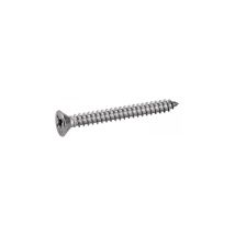 Vis Tôle Pozidriv Tête Fraisée Forme C Inox A2 Argent 2,2x9,5 Mm Acton