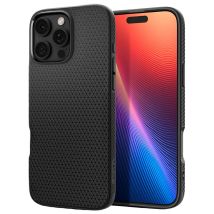 Coque Pour Iphone 16 Pro Max Antichoc Liquid Air Noir Spigen Sgp