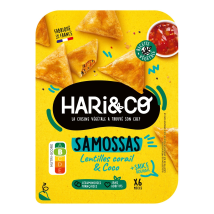 Samossas Lentilles Corail Et Coco Sauce Rougail Hari&co