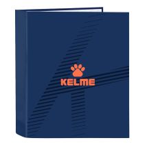 Reliure À Anneaux Kelme Navy Blue Orange Blue Marine A4 (27 X 33 X 6 Cm)