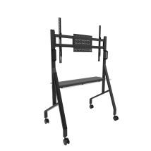 Neomounts By Newstar Fl50-525bl1 Chariot Et Support Multimédia Noir Ecran Plat Chariot Multimedia