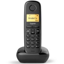 Téléphone Sans Fil A270 Solo - Noir - Mains Libres - Répertoire 80 Noms Et Numéros - Autonomie 1080 Min