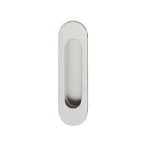 Poignée Cuvette Encastrée Acier Inox Brossé 130×37 Mm Hafele