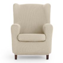 Housse De Fauteuil À Oreilles Eysa Ulises Blanc 80 X 100 X 90 Cm