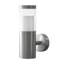Applique Murale Extérieure Inox Led 7w + Bluetooth - Lumière Blanc Froid 6000k - Ip44