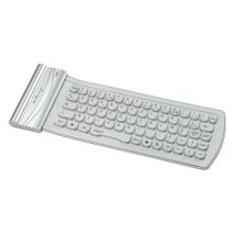 Mini Clavier Bluetooth En Silicone, Halterrego , Silver