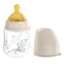 Cherry Biberon À Col Large Avec Tétine En Latex De Caoutchouc Naturel, Anti-colique, Taille S, Dès La Naissance