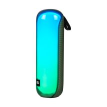 Enceinte Sans Fil Modèle Party Tube Bluetooth 5.3 Avec Effets Lumineux 30w Vert Party