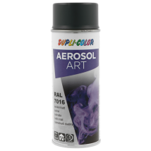 Bombe De Peinture - Gris Anthracite - Ral 7016 - Satiné - Tous Supports - Aérosol Art