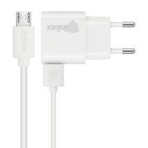 Chargeur Secteur + Câble Micro Usb 1a Blanc Inkax